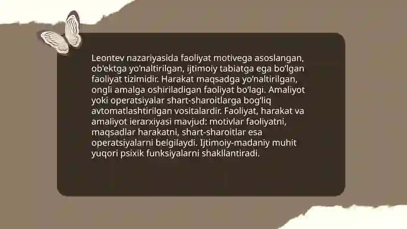 Leontev faoliyat nazariyasi 4