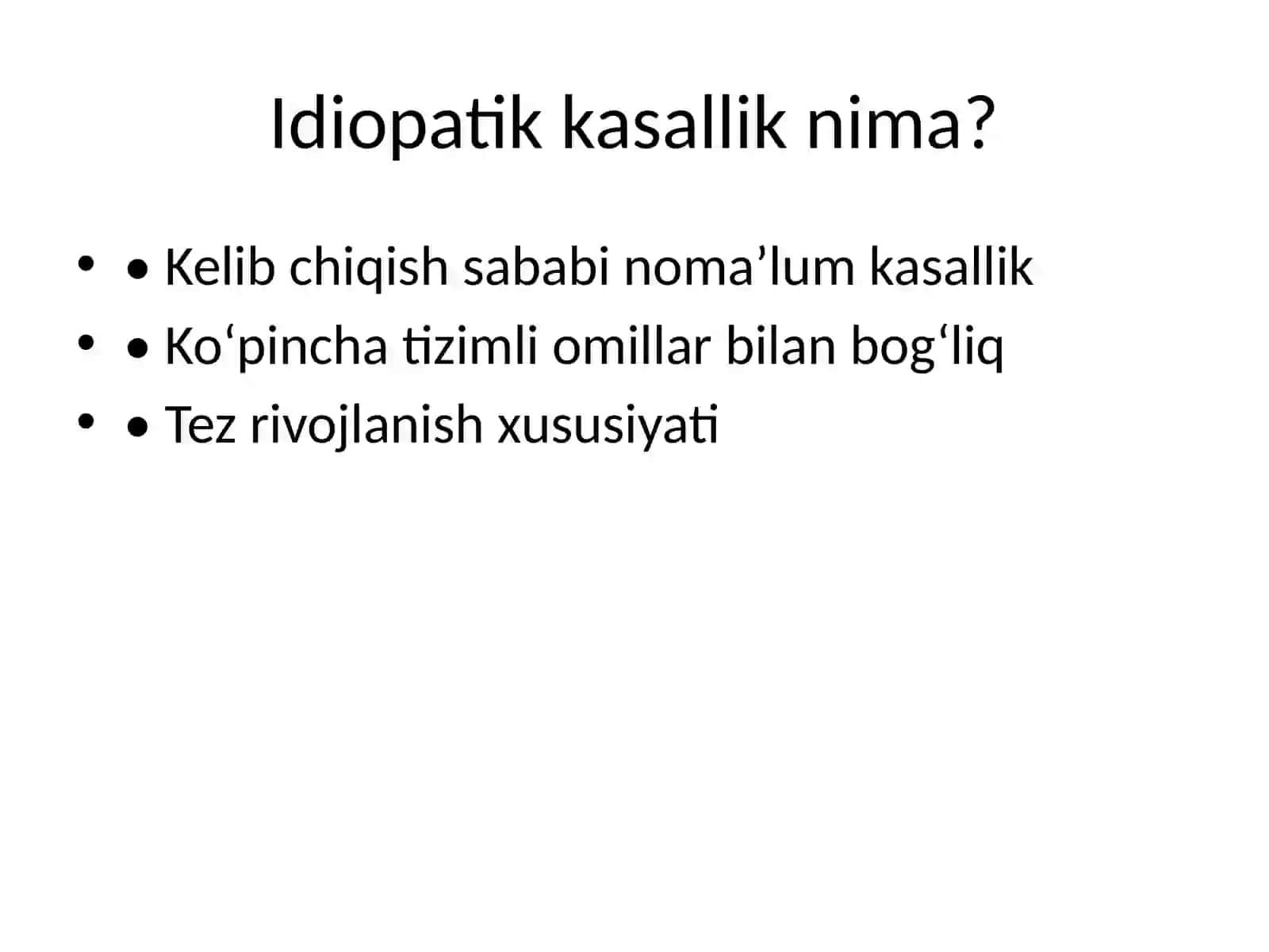 Bolalarda parodont idiopatik kasallik 4