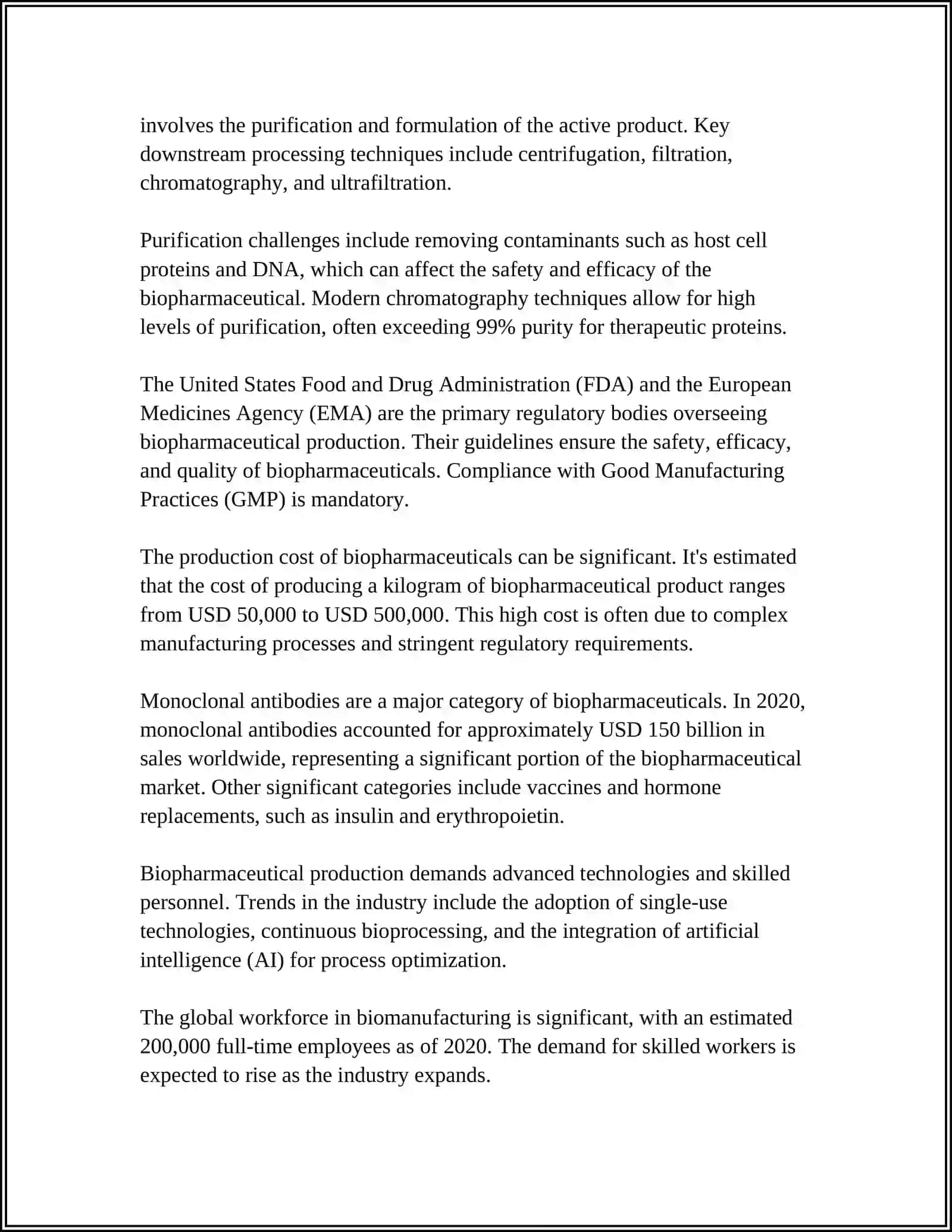 Biopharmaceuticals Production 4