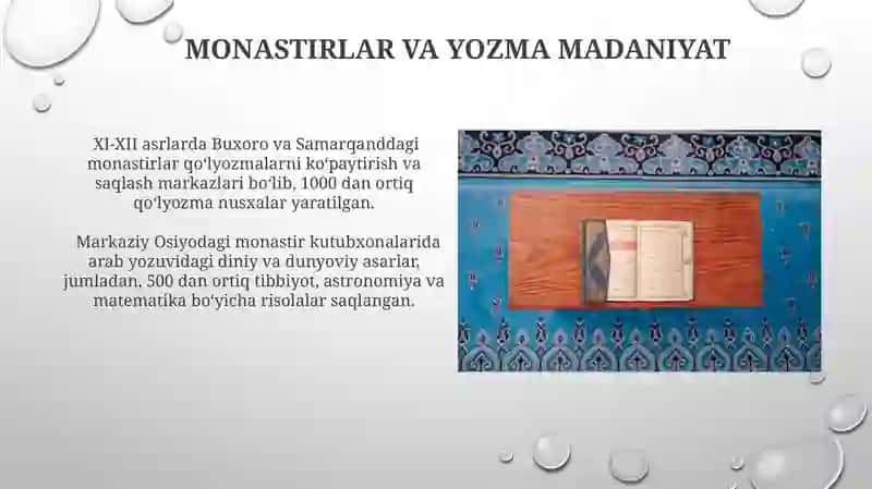O'rta asrlar yozuvlar tarixi 4