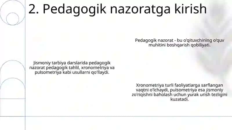 Jismoniy tarbiya darslarida pedagogik nazorat 4