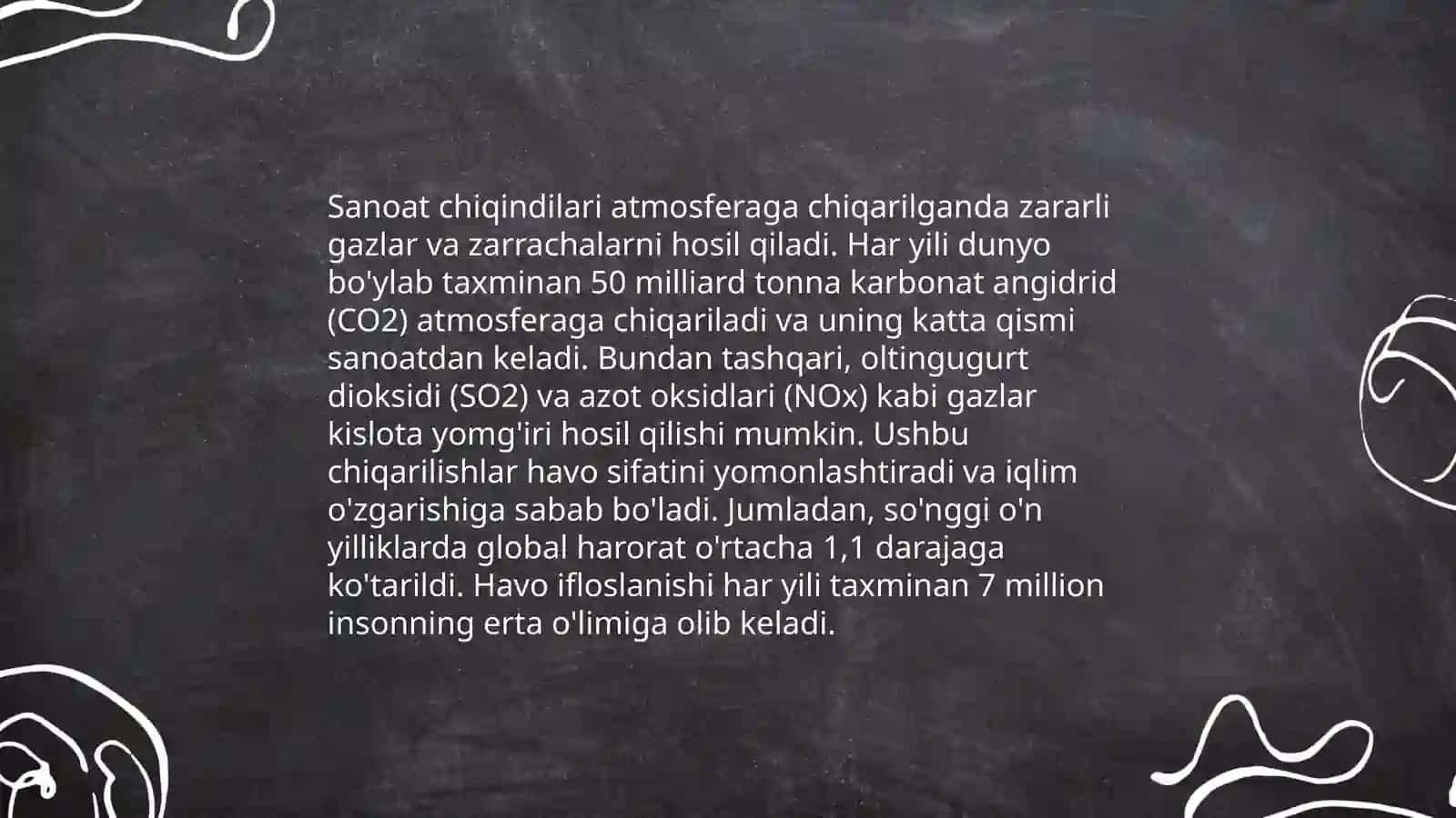 Oʻzbekistonda atmosferaning ifloslanishi va uning oldini olish choralari 4