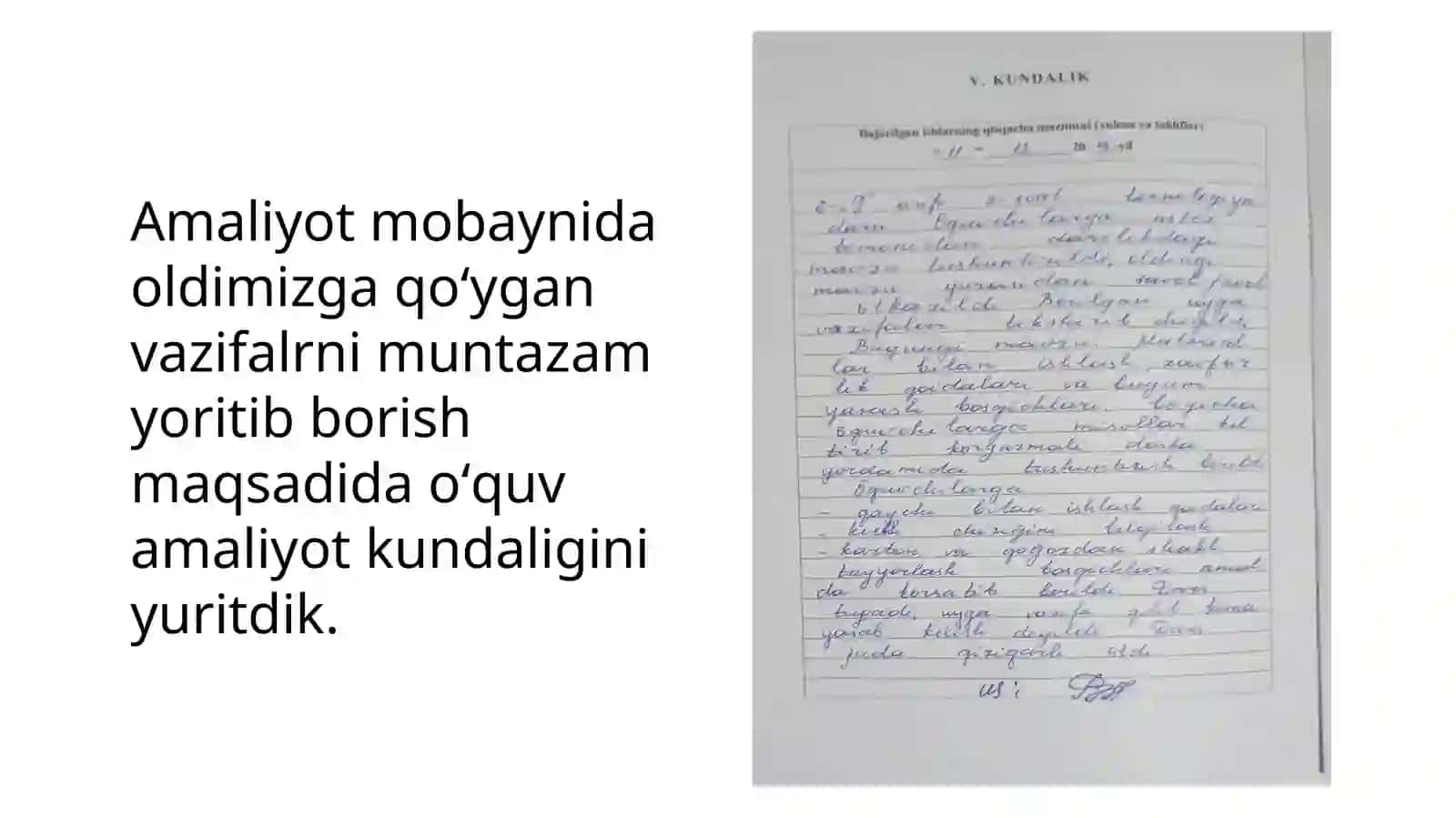 Malakaviy amaliyot uchun taqdimoti 4
