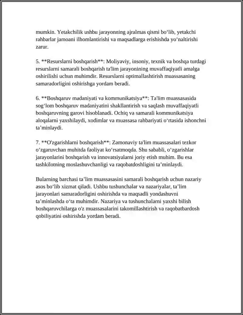 TA’LIM MUASSASINI BOSHQARISH ASOSLARI 4