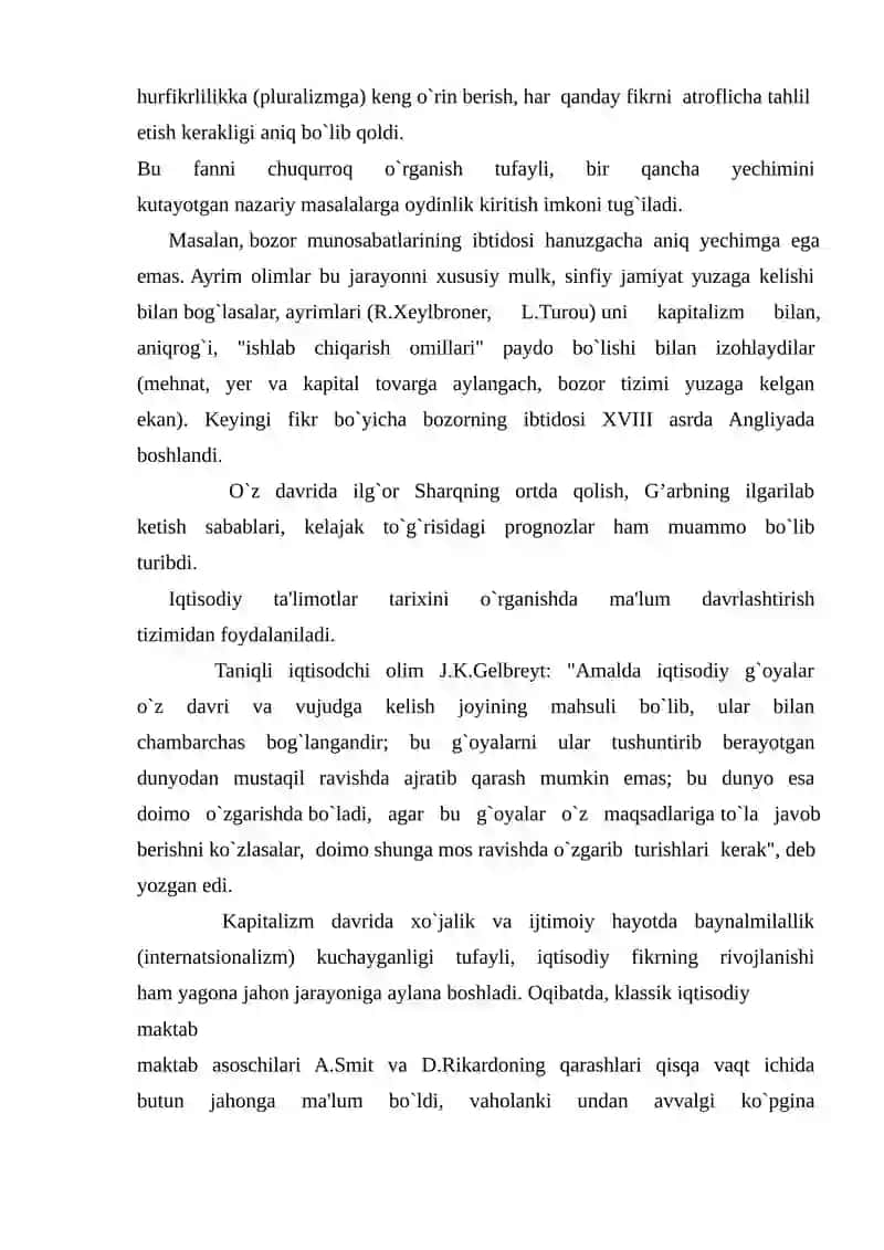 Iqtisodiy ta’limotlar tarixi 4