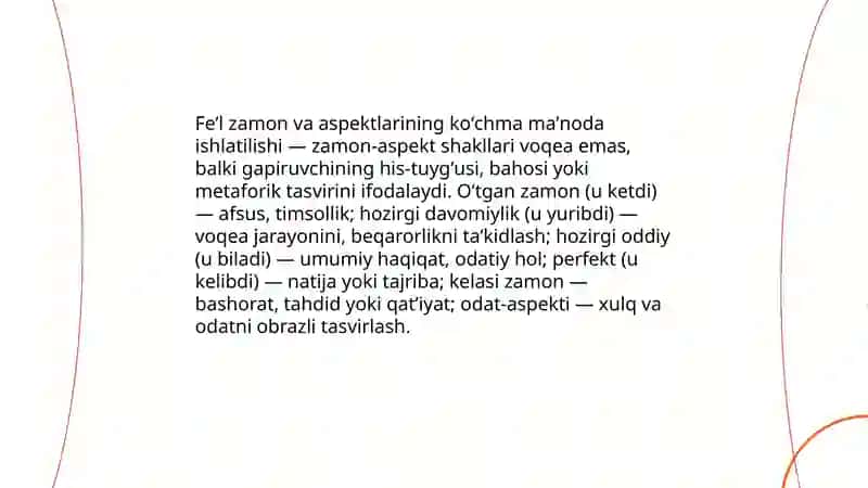 Otlarning hol qoʻshimchalarining koʻchma ma'noda qoʻllanilishi 4