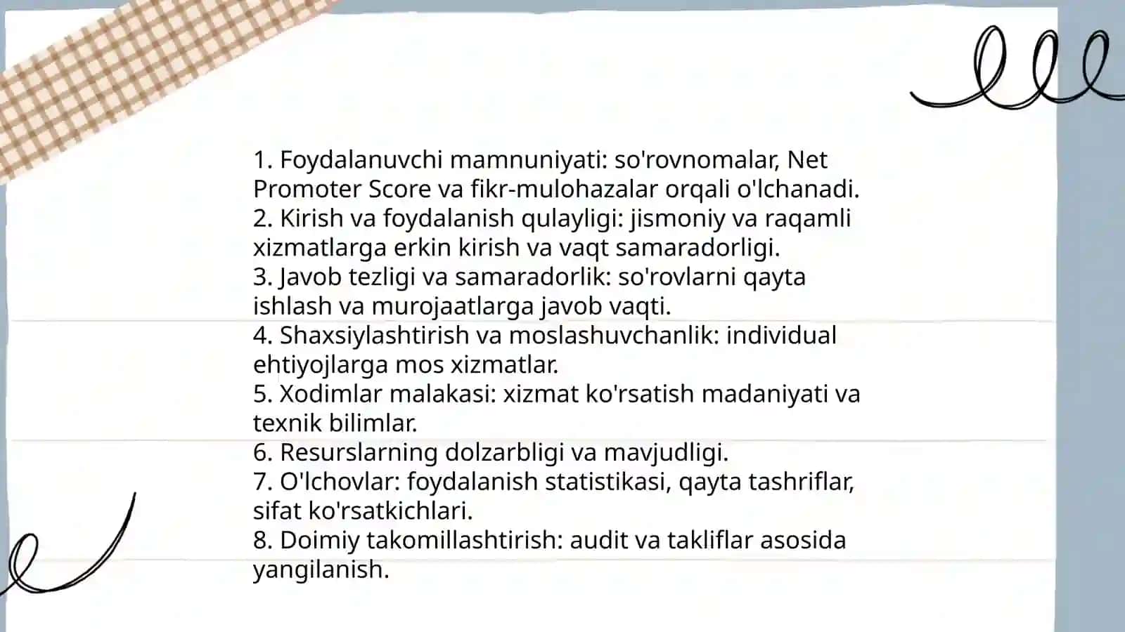 Foydalanuvchi ehtiyojlarini aniqlash usullari 4