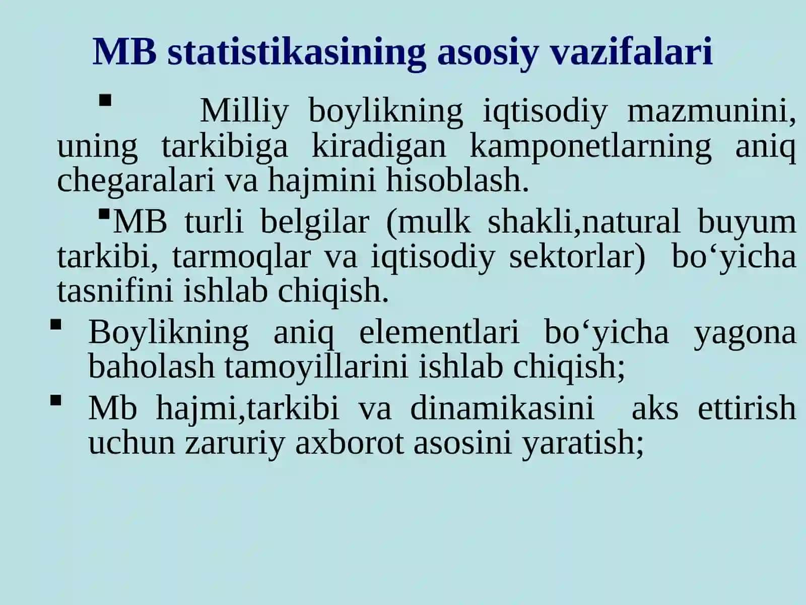 Milliy boylik statistikasi 4