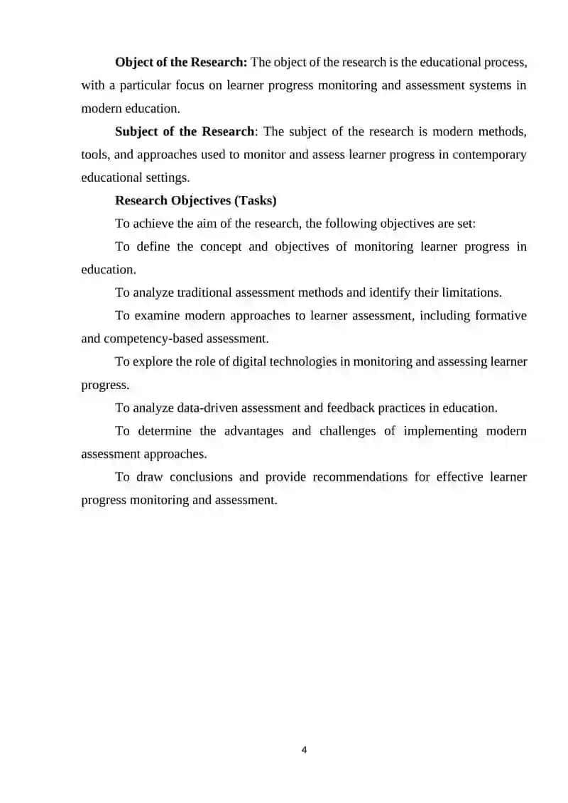 Monitoring and Assessing Learner Progress: Modern Approaches 4