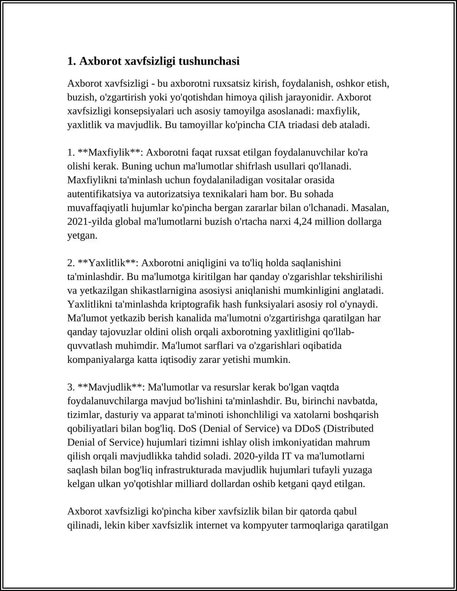 AXBOROT XAVFSIZLIGI SOHASIDA ISH BOSHLASH 4