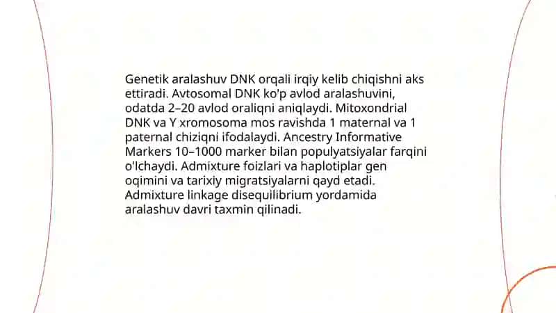 Aralash irqlarning kelib chiqishi 4