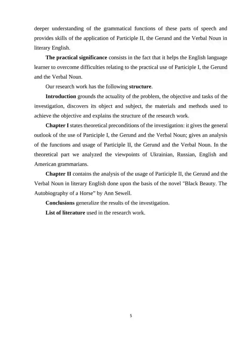 THE GRAMMATICAL COMBINATION TO BE+PARTICIPLE II IN MODERN ENGLISH 4