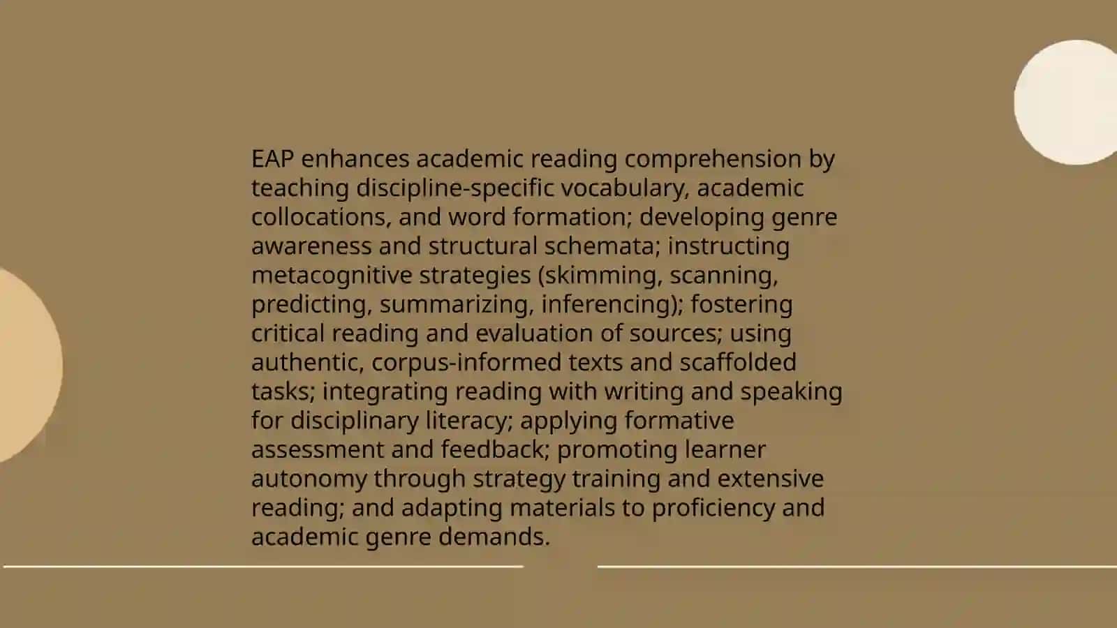 The role of EAP 4