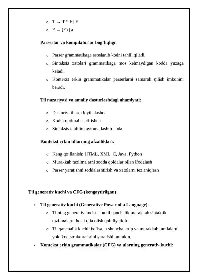 Til protsessorlarining umumiy tuzilishi 4