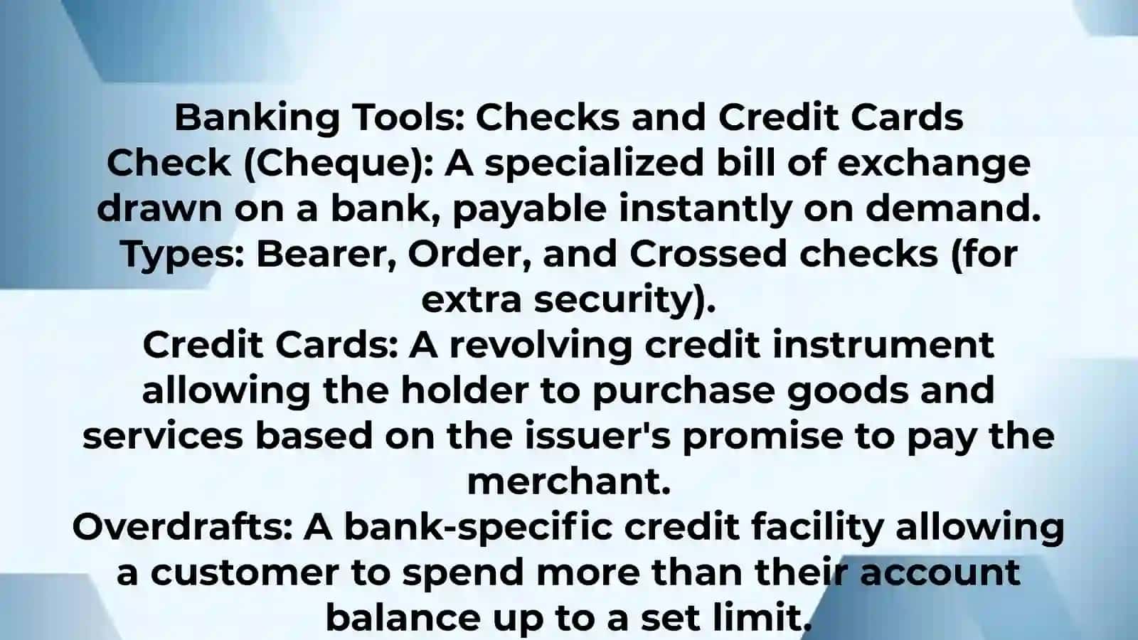 Credit instruments 4