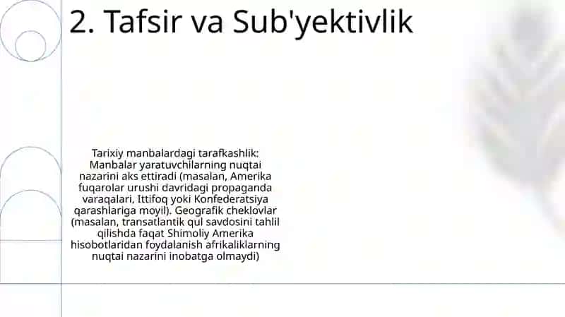 Tarixiy tadqiqotga umumfan uslublari 4
