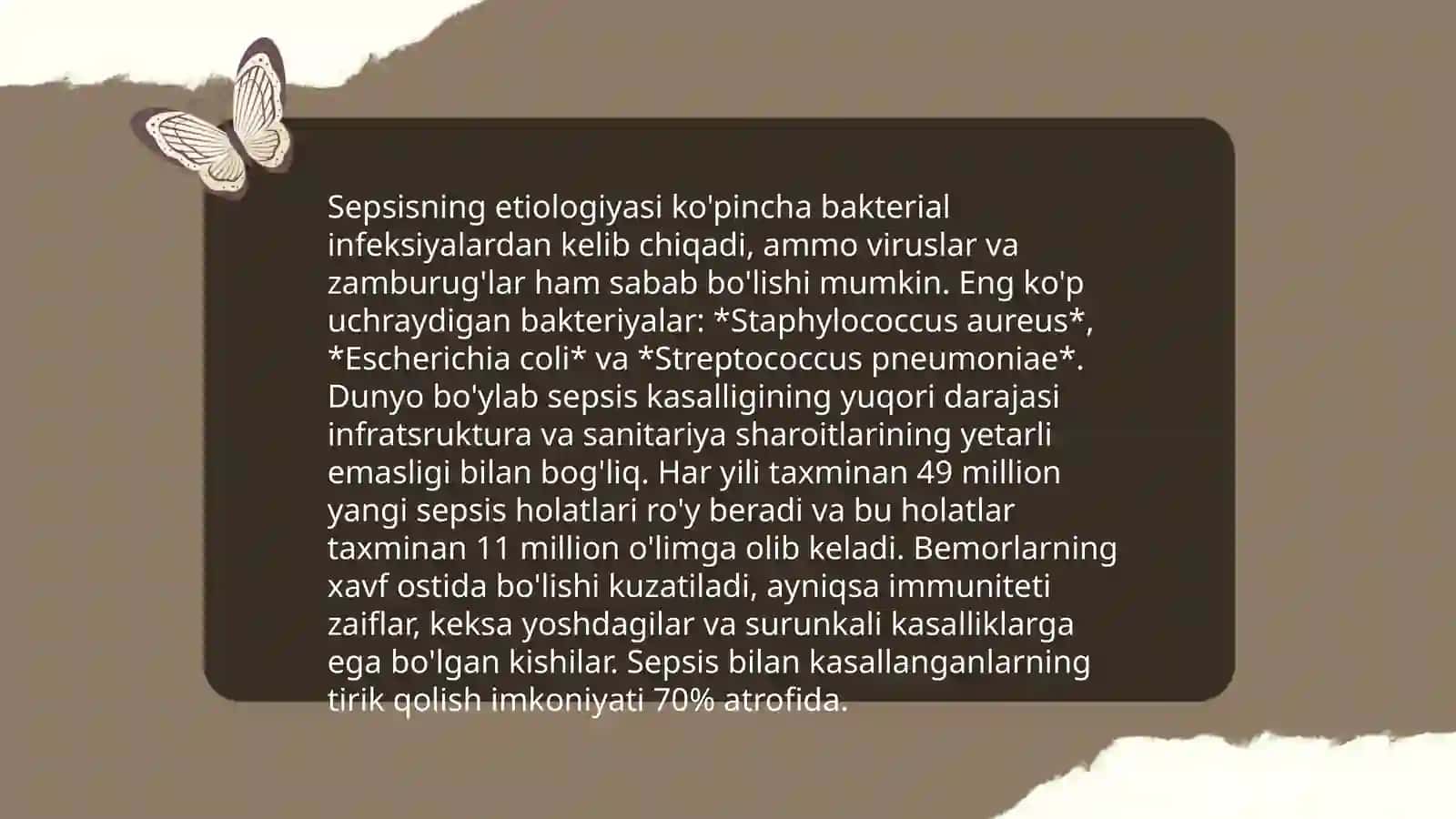 Sepsisning zamonaviy tasnifi 4