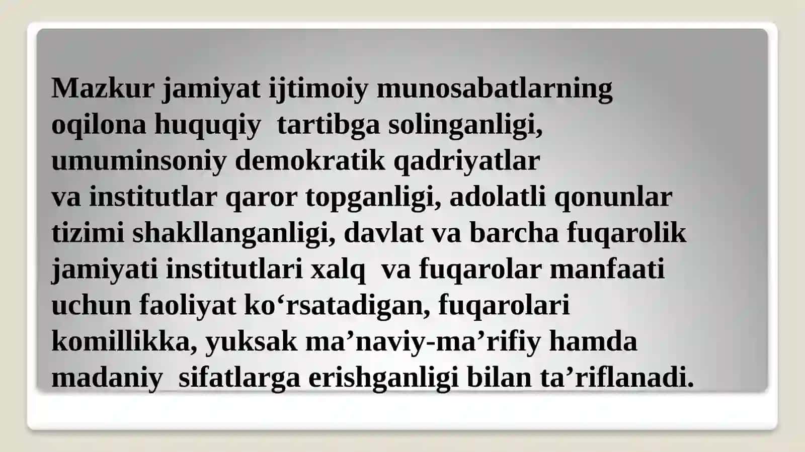 Farovonlikjamiyati tushunchasi 4