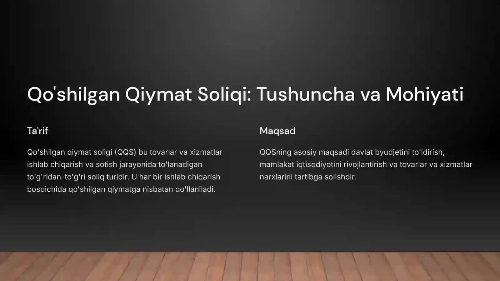 Qo'shilgan Qiymat Soliqini Hisoblab Chiqarish Tartibi 4
