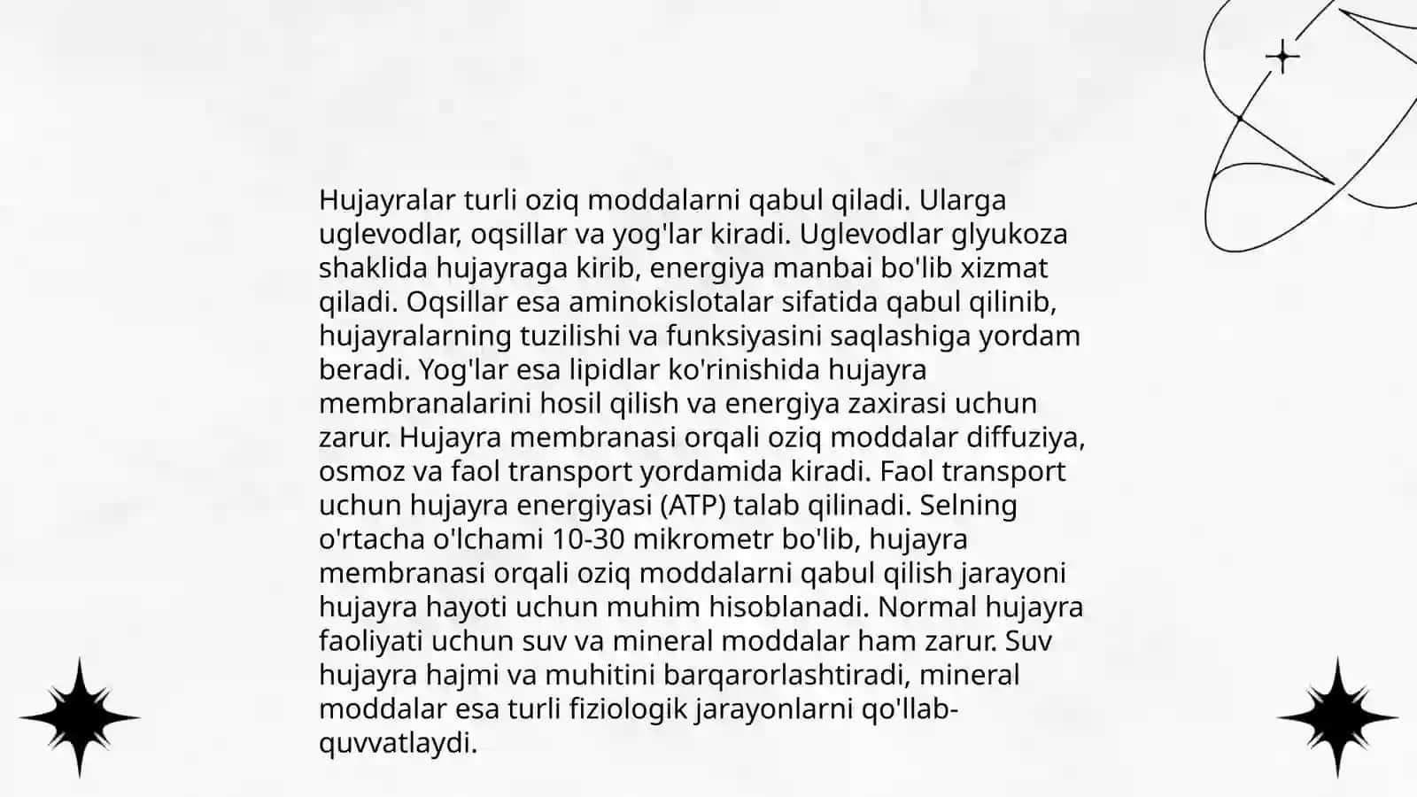 Tiriklik belgilari 4