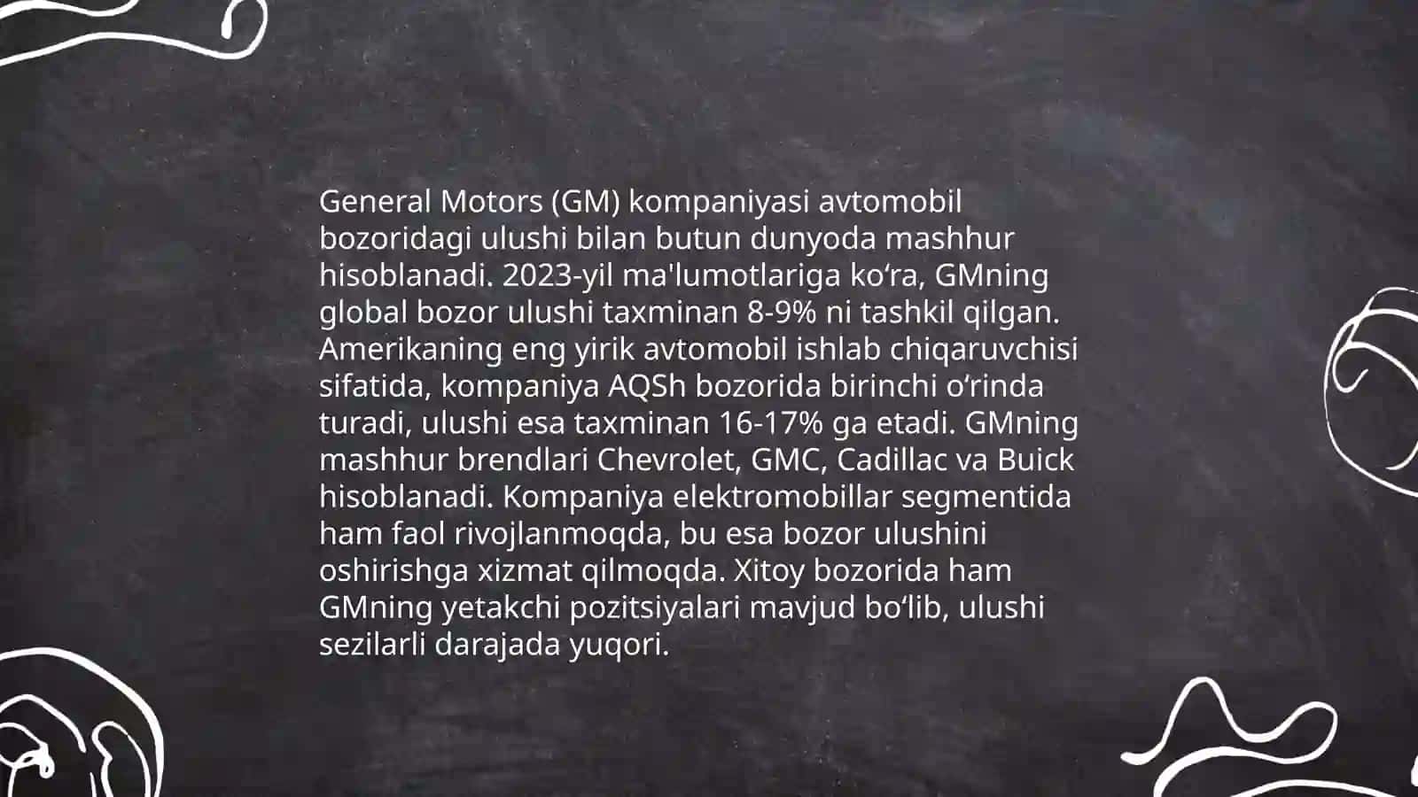 General motors haqida malumot 4