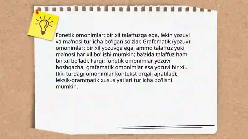 Omonimlar 4