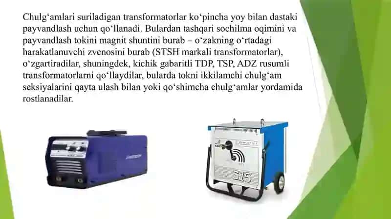 Payvantlash transformatorlari. 4
