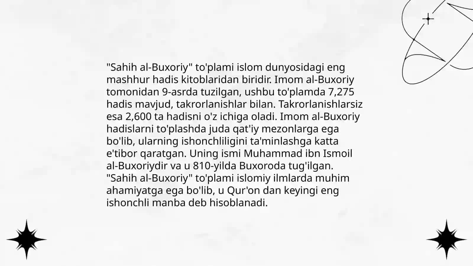 Imom Buxoriy buyuk muhaddis alloma 4