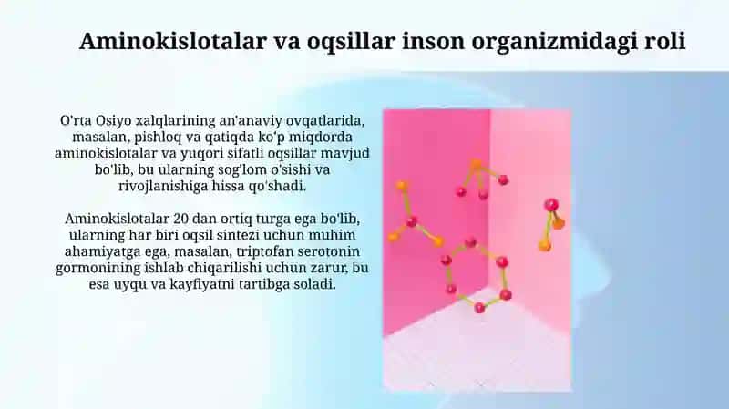 Aminokislatalar va Oqsillar 4
