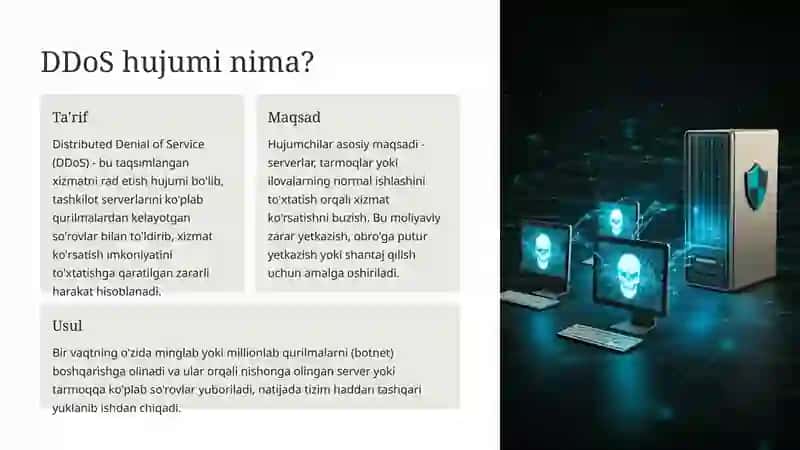 DDoS Hujumlari va Ularga Qarshi Choralar 4