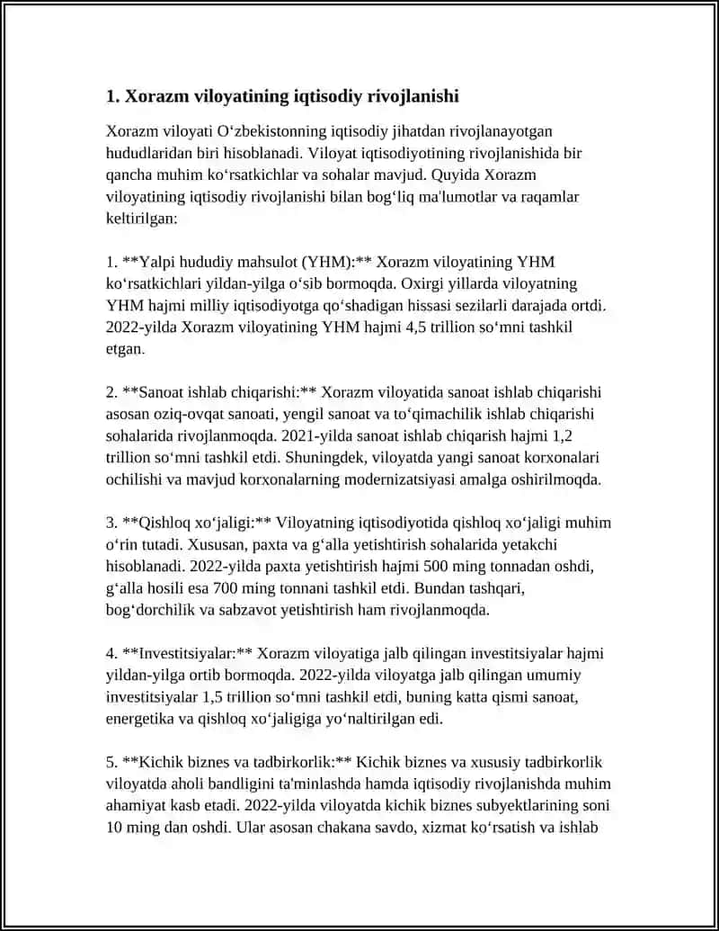 XORAZM VILOYATI KORXONALARI 4