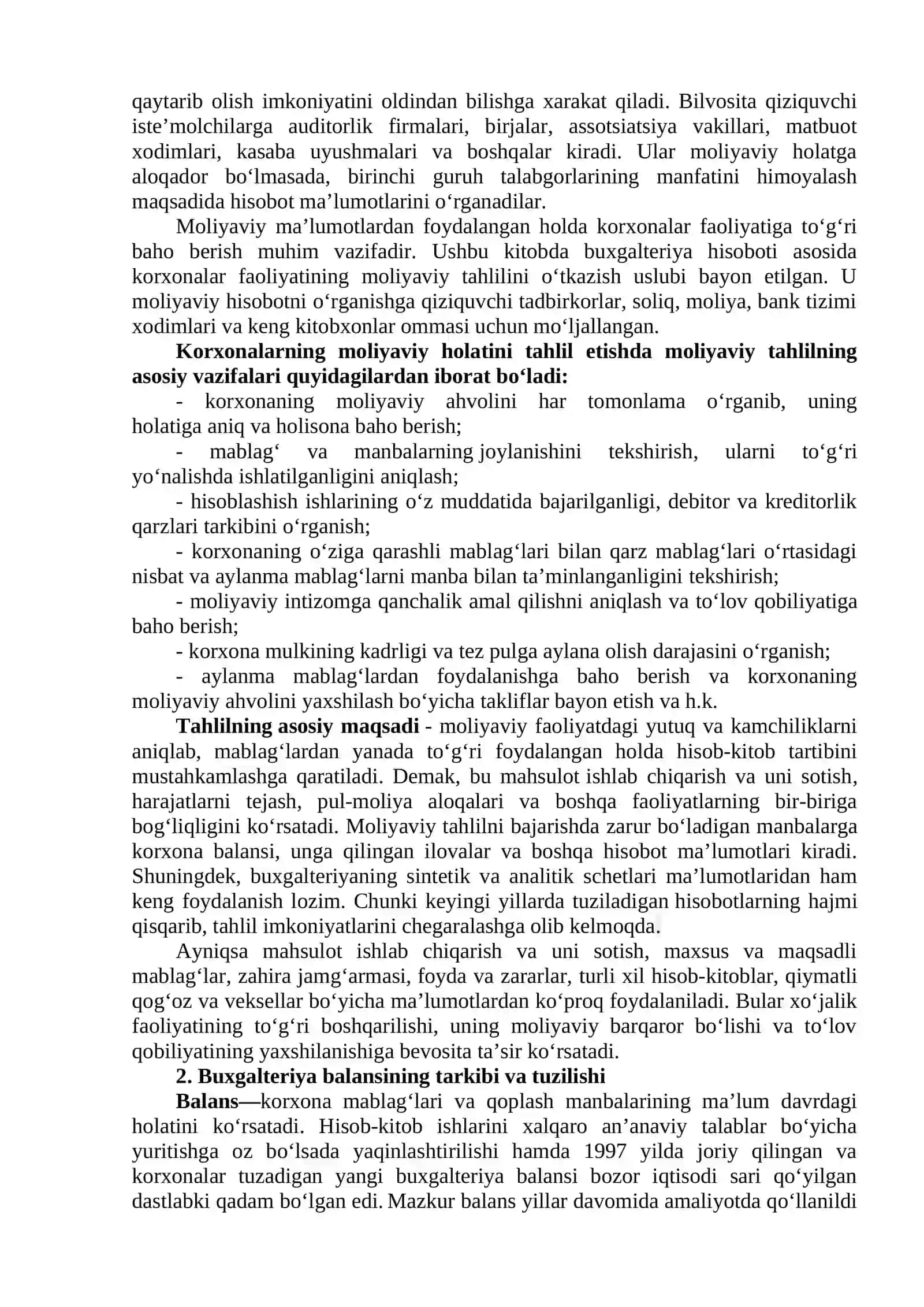 Korxonalarning moliyaviy holatini tahlili 4