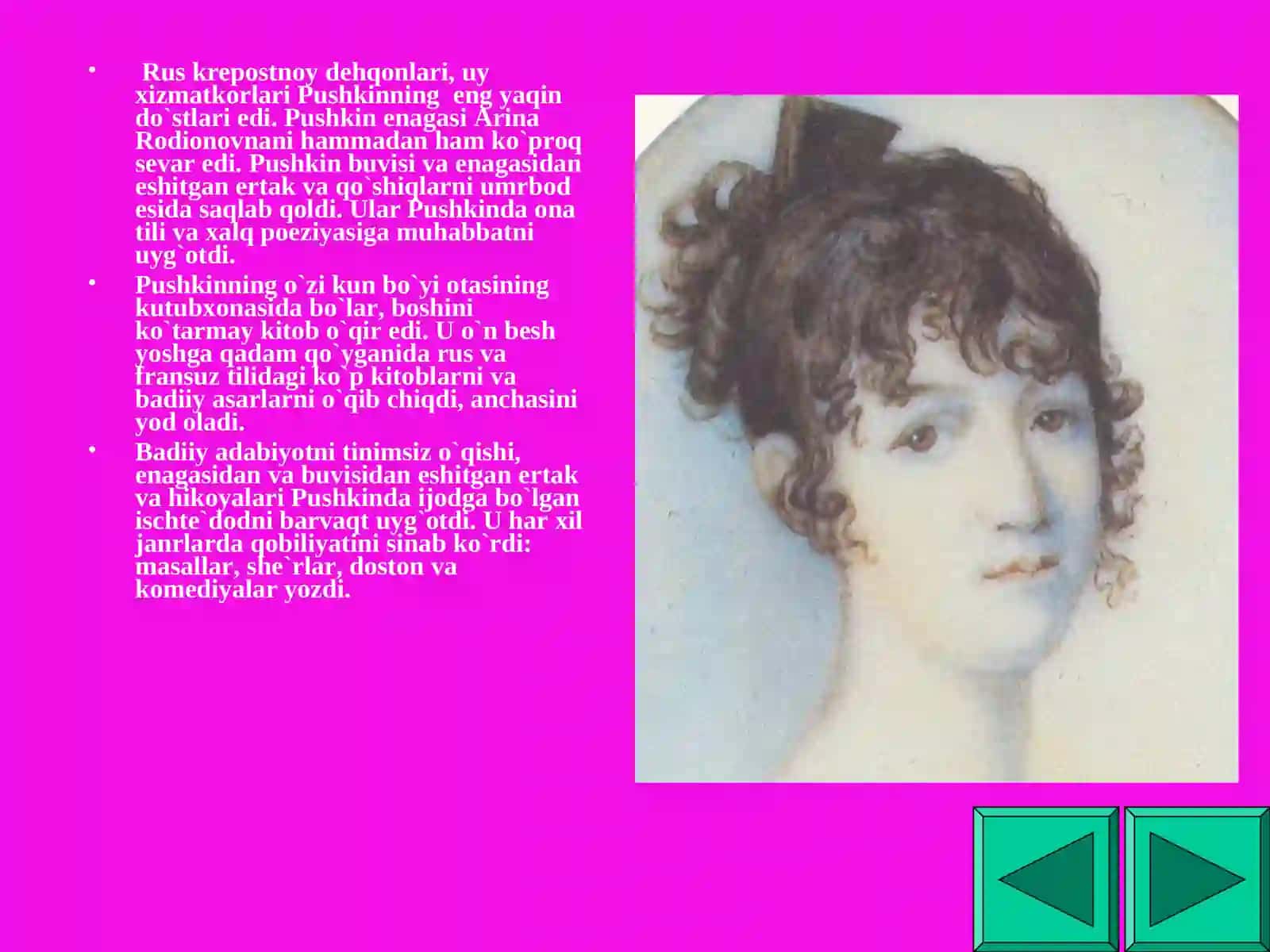 ALEKSANDR PUSHKIN HAYOTI VA IJODI OLTIN BALIQ 4