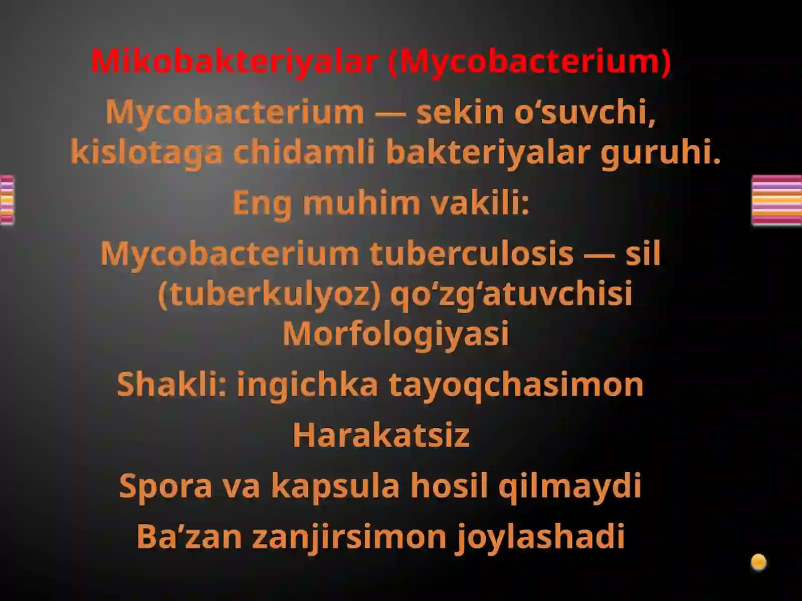 Havo-tomchiinfeksiyalari:mikobakteriyalarvaaktinomitsetlar 4