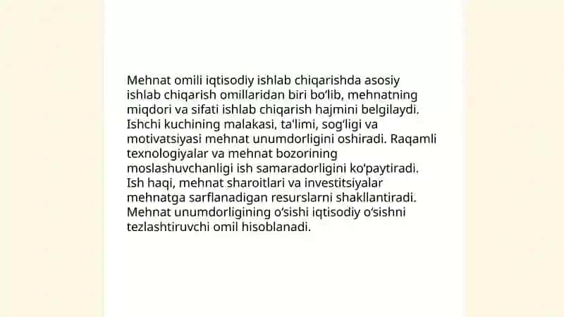 Ishlab chiqarish va uning omillari 4
