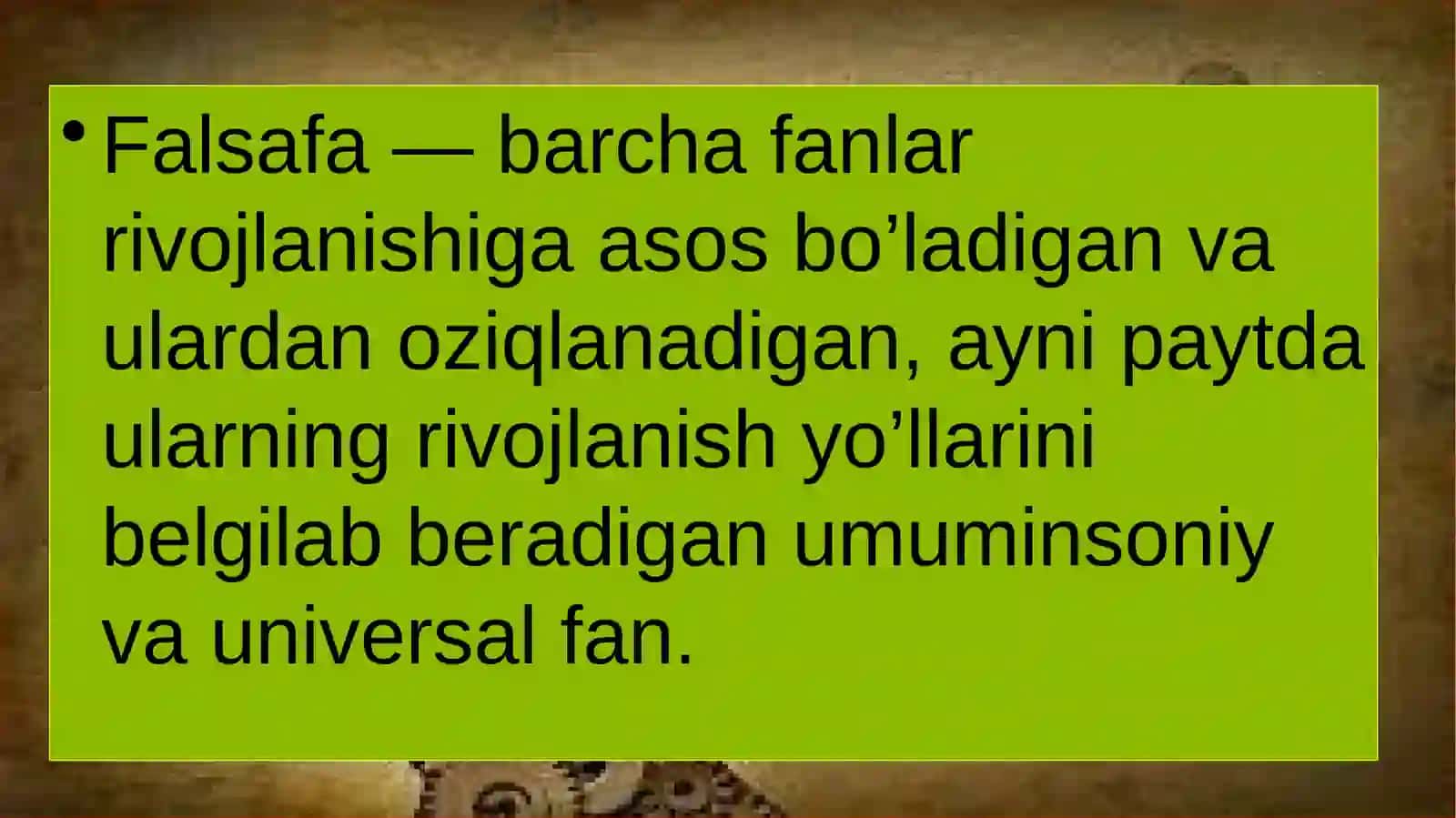 Falsafa va uning jamiyat hayotidagi roli 4