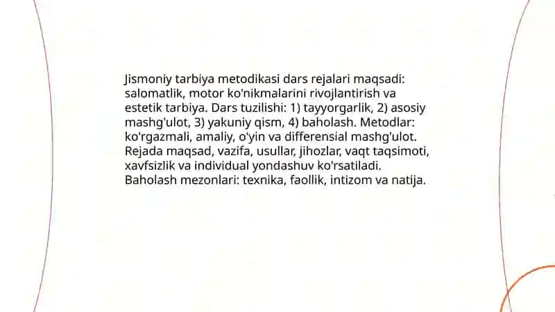 Jismoniy va estetik tarbiya 4