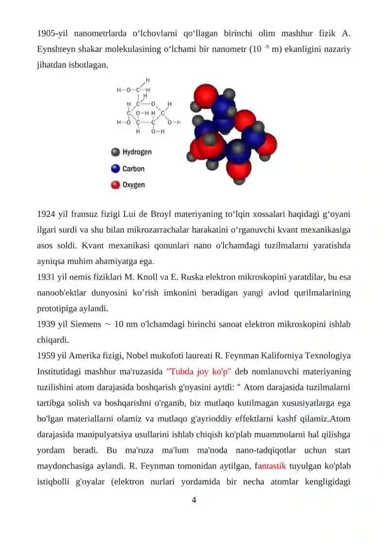 Nanotexnologiyaning shakllanish tarixi 4