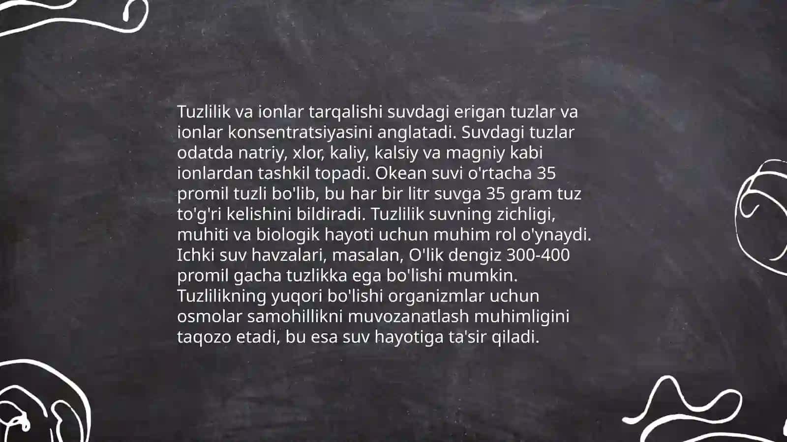 Okean va dengiz suvlari geokimyosi 4