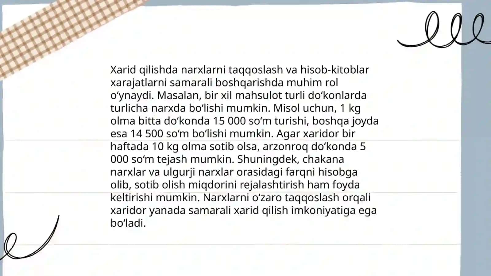 Matematika mashg'ulotlari 4