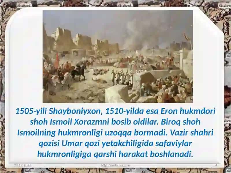 XVI - XVII asrlarda Xivaxonligi 4