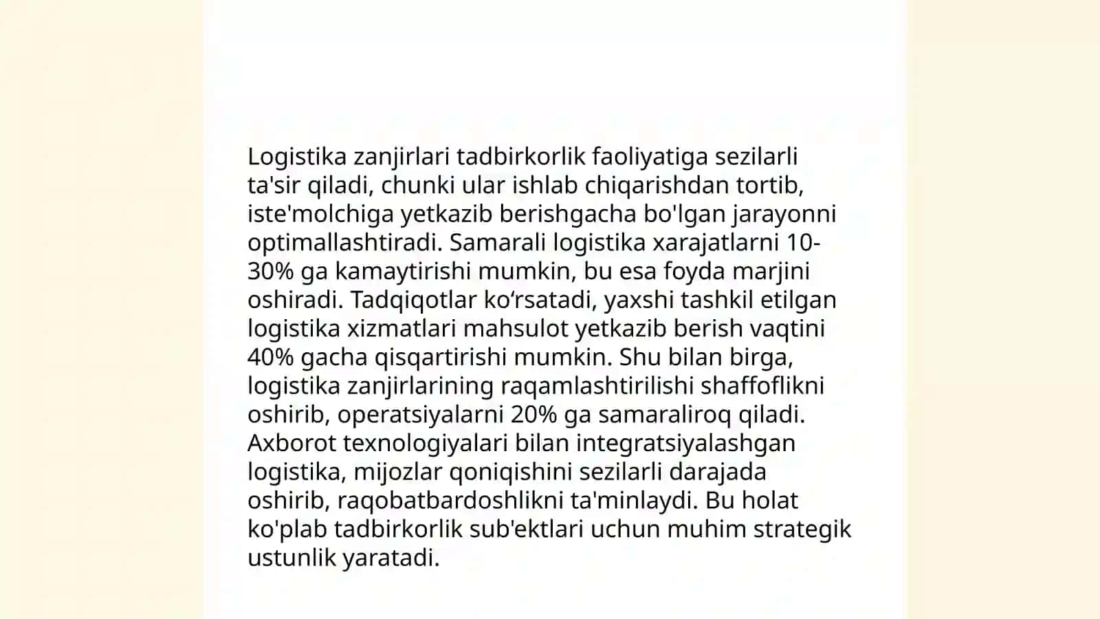 Bozor infratuzilmasining asosiy komponentlari 4
