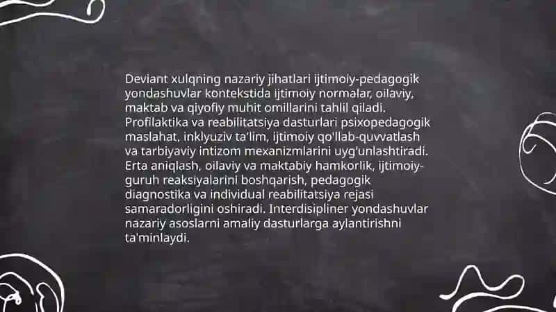 Deviant xulq ijtimoiy pedagogik muammo sifatida 4