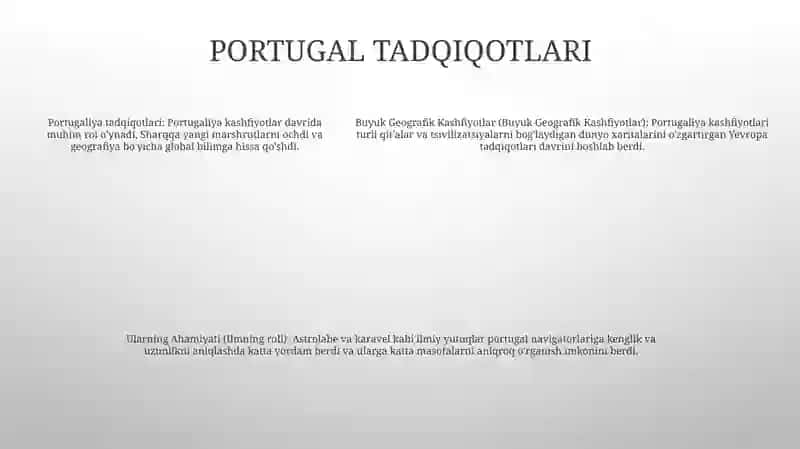 Buyuk Geografik Kashfiyotlar Va Ularning Ahamiyati 4