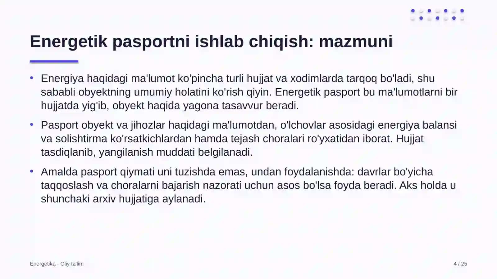 xalqaro turizmda energetik pasportni ishlab chiqish 6212 4