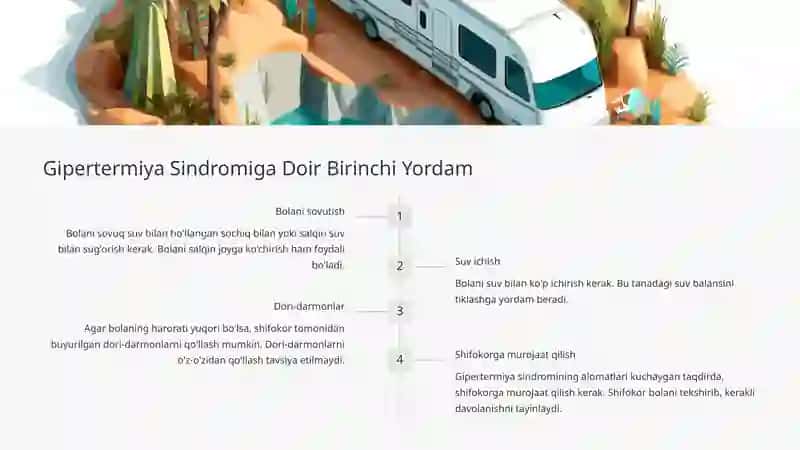 Bolalarda Gipertermiya Sindromi: Birinchi Yordam 4