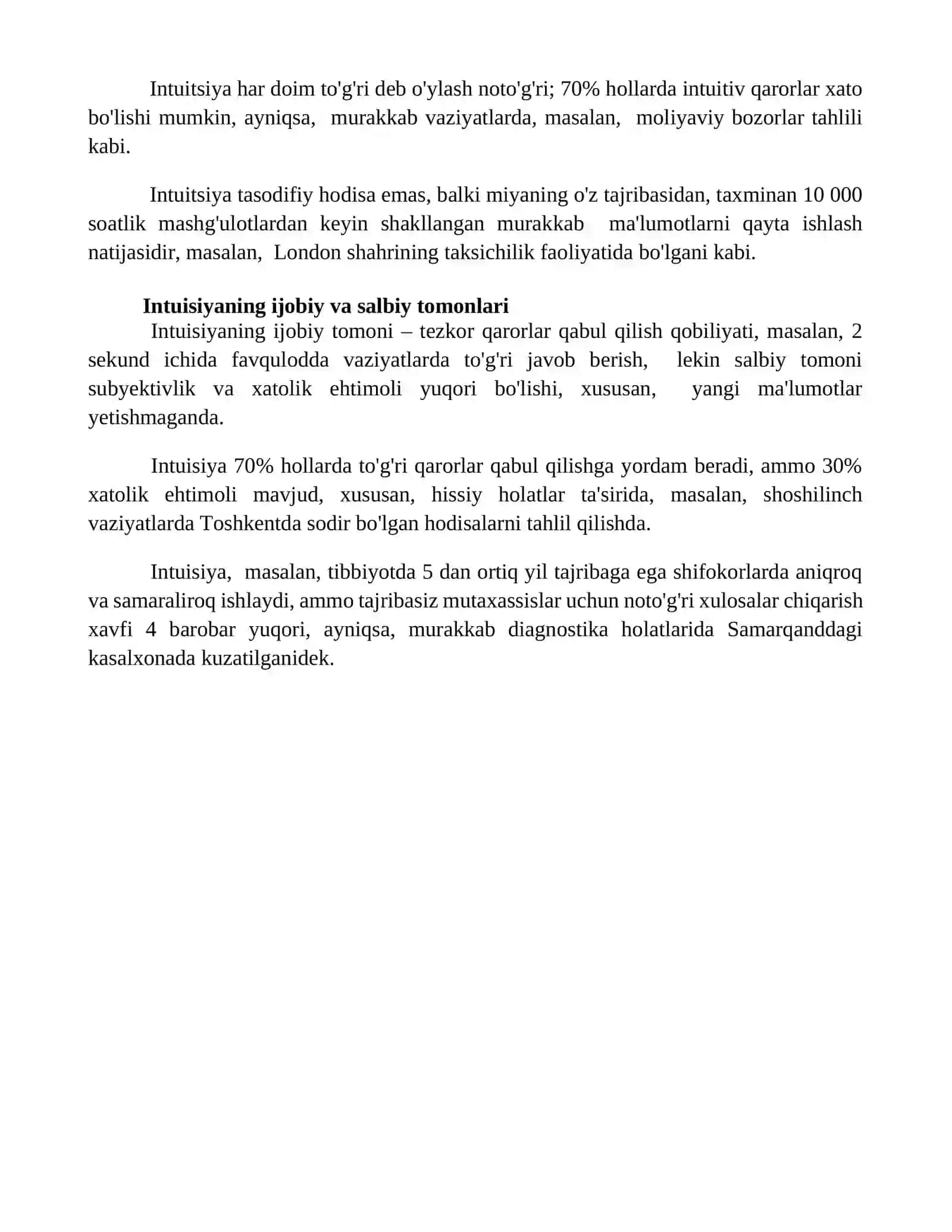 Sezgi haqida umumiy tushuncha 4
