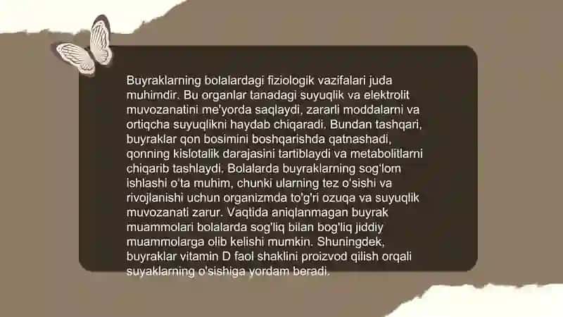 Bolalarda buyraklar anatomik fiziologik xususiyatlari 4