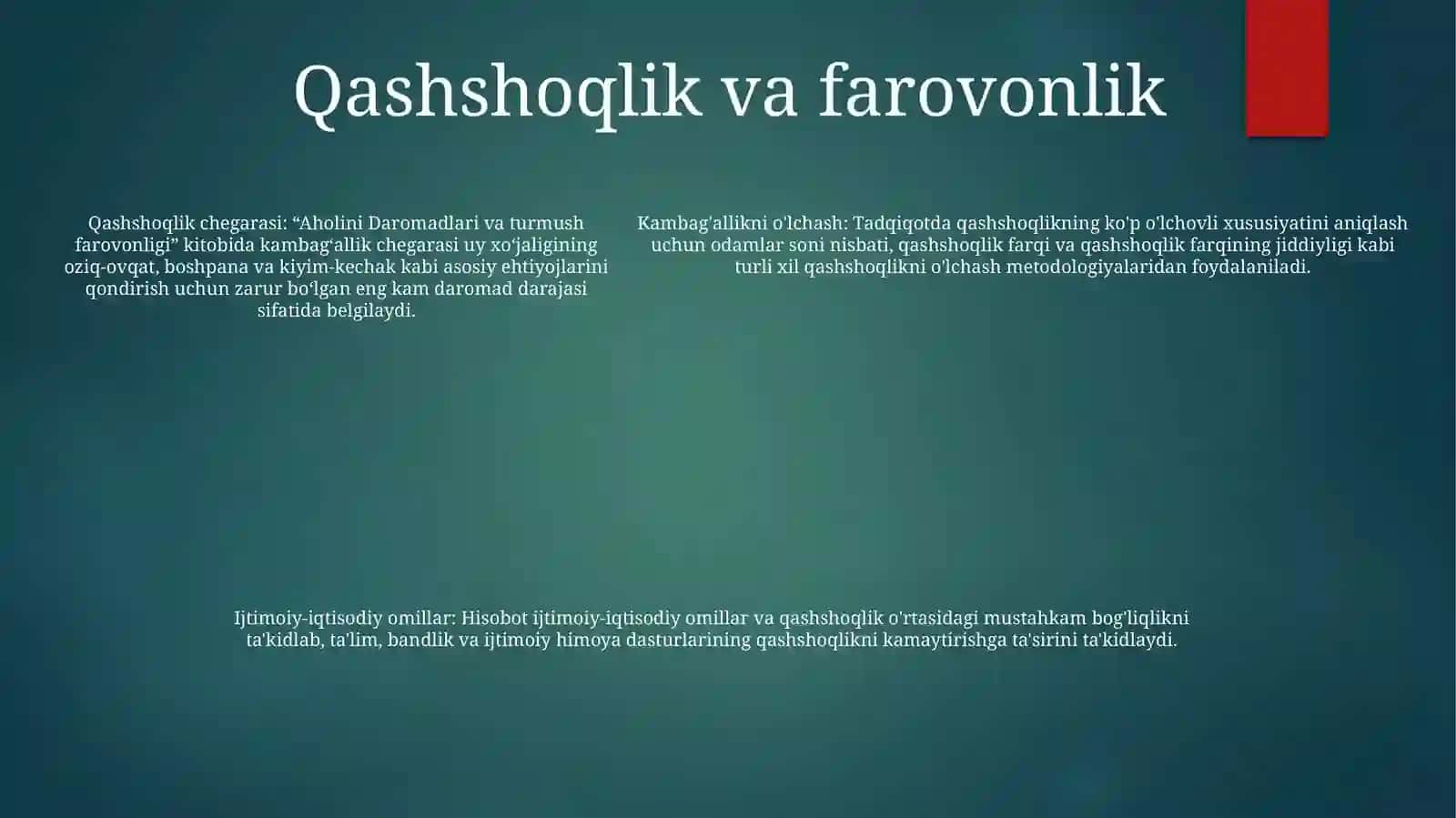 Aholi Daromadlari VaTurmushFarovonligi 4