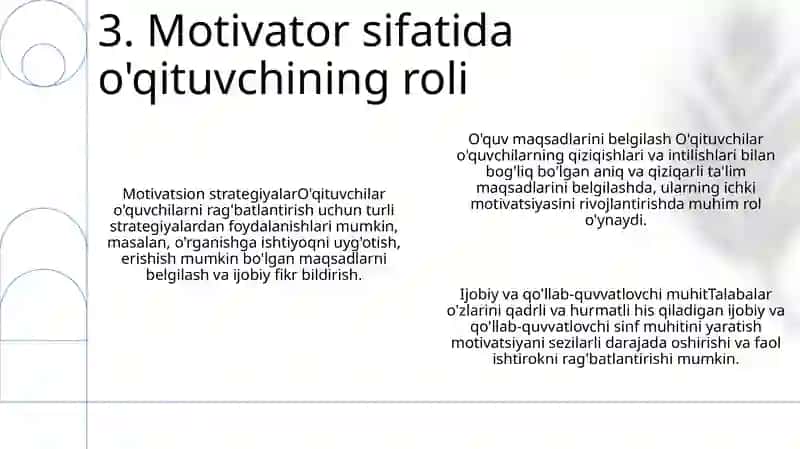 Tarbiya Jarayonida OʻQituvchi Faoliyatining Xususiyatlari 4